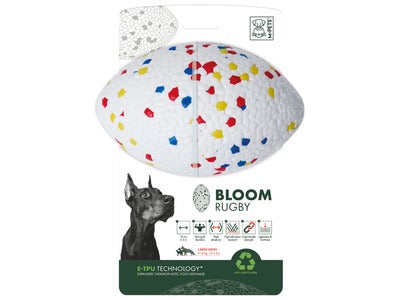 M-PETS CANE GIOCO "BLOOM RUGBY" 14 CM
