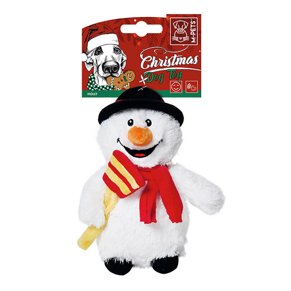 M-pets Xmas Cane Gioco In Peluche "holly" 20x10x7 CM