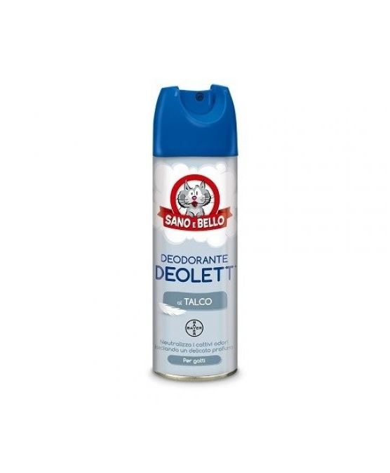 SANOeBELLO GATTO DEODORANTE DEOLETT TALCO 200 ML