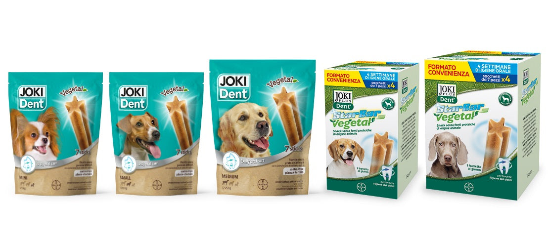 JOKI DENT CANE VEGETAL MEDIUM MEGAPACK CF. (4x7 PZ) 840 GR