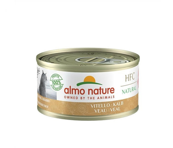 ALMO NATURE HFC NATURAL CATS 24X70 G VITELLO