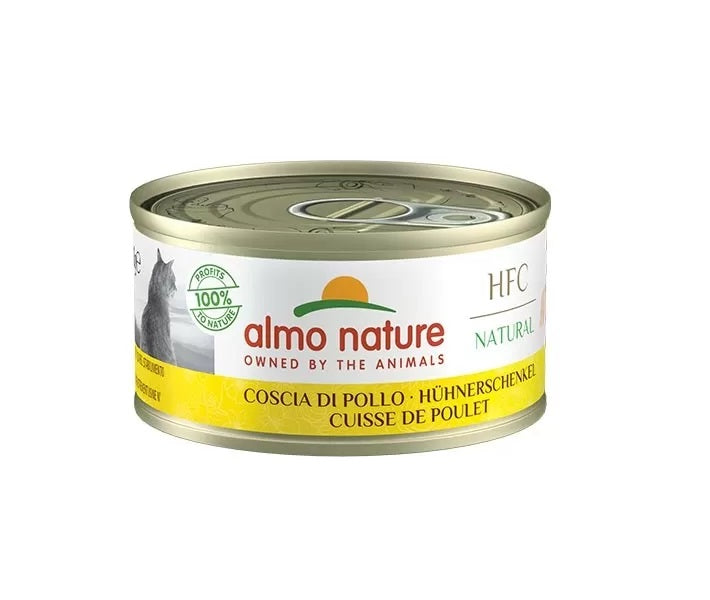 ALMO NATURE HFC NATURAL CATS 24X70 G COSCIA DI POLLO