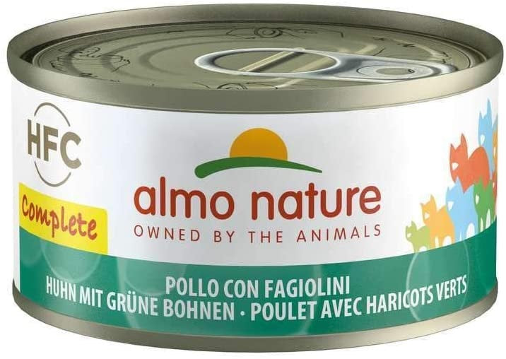 ALMO NATURE HFC COMPLETE CATS 24X70 G POLLO CON FAGIOLINI