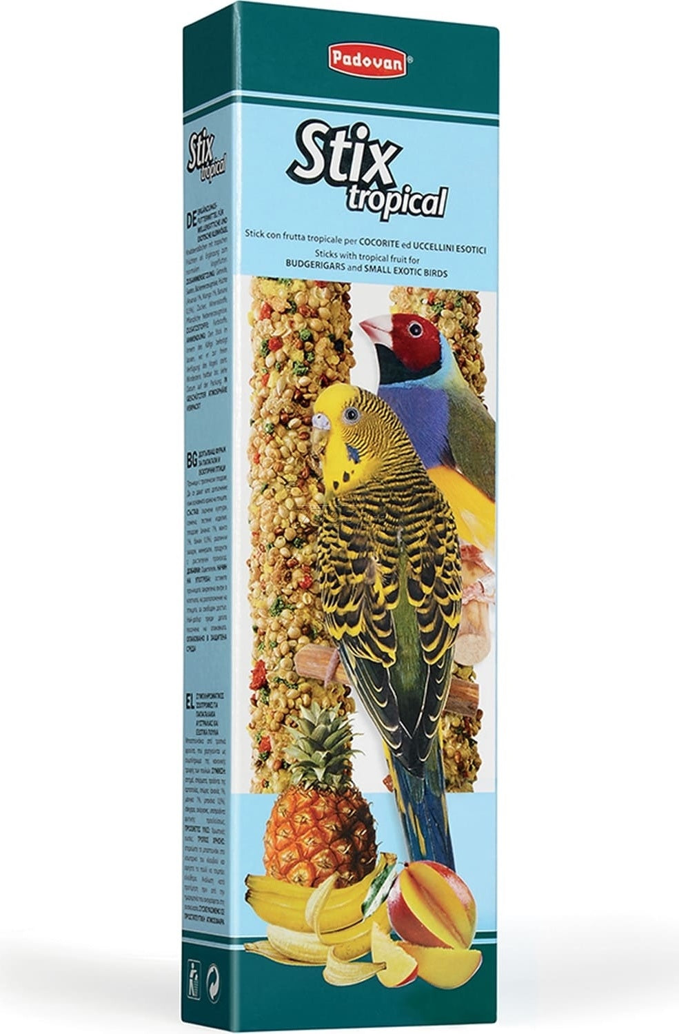 PADOVAN UCCELLI ESOTICI SNACK STIX TROPICAL 80 GR