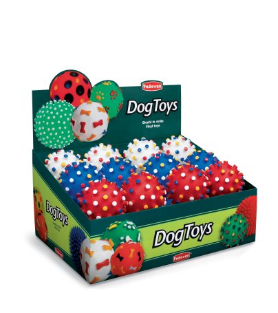 PADOVAN CANE GIOCO PALLA PUNTE GROSSE MEDIA 8,5 CM (colori assortiti)