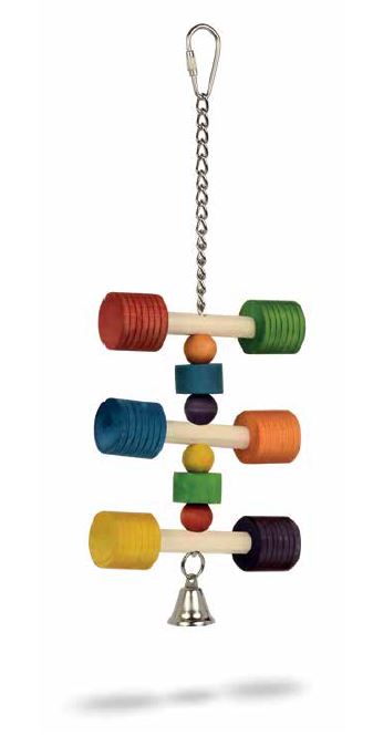 PADOVAN UCCELLI ESOTICI GIOCO BIRD TOYS "T1" 11X30 CM alimento per cani e gatti | Pet Care Italia
