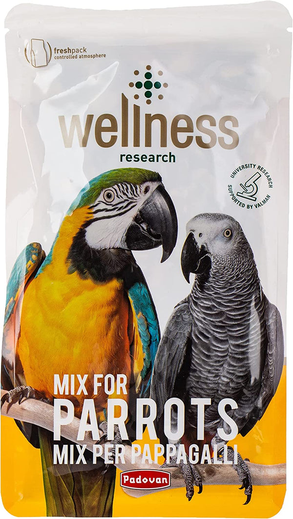PADOVAN WELLNESS MIX PAPPAGALLI 750 GR alimento per cani e gatti | Pet Care Italia