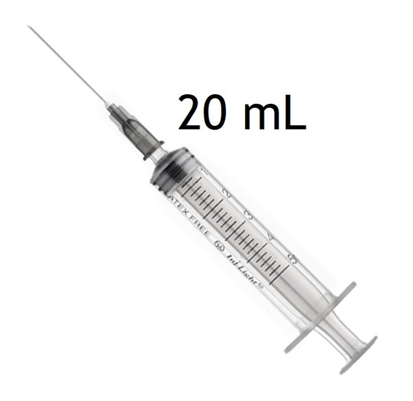 SIRINGA PIC STERILE 20 ml innesto ago ECCENTRICO 20G 100 pezzi