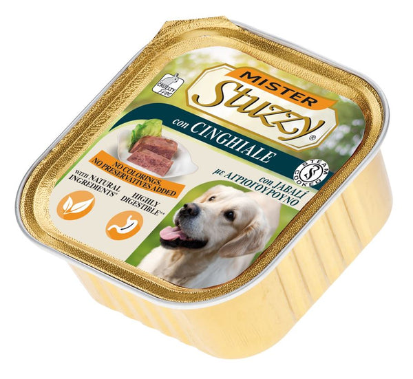 STUZZY CANE PATE' VASCHETTA ADULTO CINGHIALE 300 GR