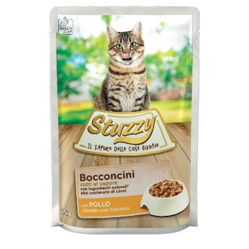 STUZZY GATTO BOCCONCINI BUSTA ADULTO POLLO 85 GR