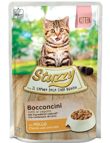 STUZZY GATTO BOCCONCINI BUSTA KITTEN POLLO 85 GR