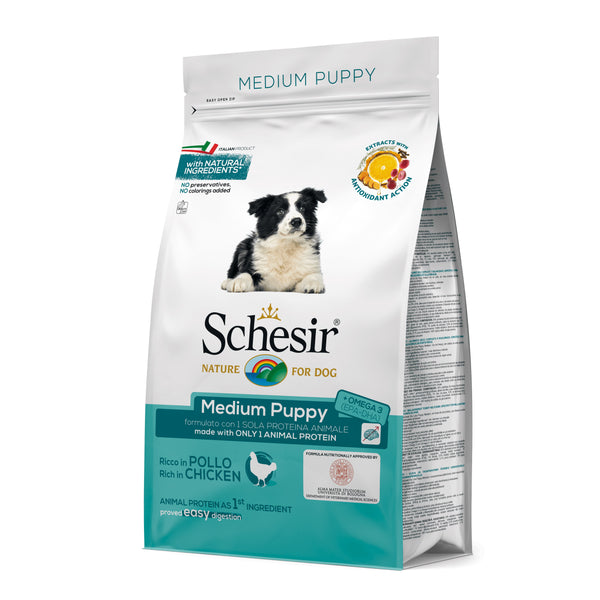 SCHESIR CANE MAINTENANCE PUPPY MEDIUM POLLO 3 KG