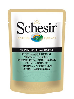SCHESIR GATTO BUSTA IN JELLY ADULTO TONNETTO & ORATA 85 GR