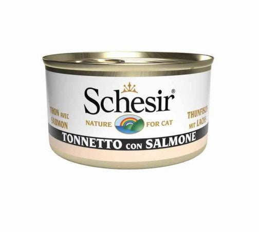 SCHESIR GATTO LATTINA IN JELLY ADULTO TONNETTO & SALMONE 85 GR