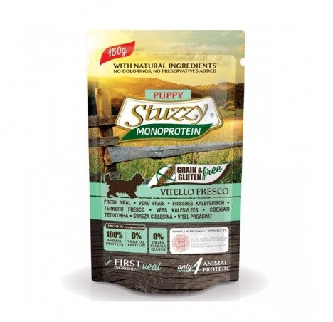 STUZZY CANE MONOPROTEIN BUSTA PUPPY VITELLO FRESCO 150 GR
