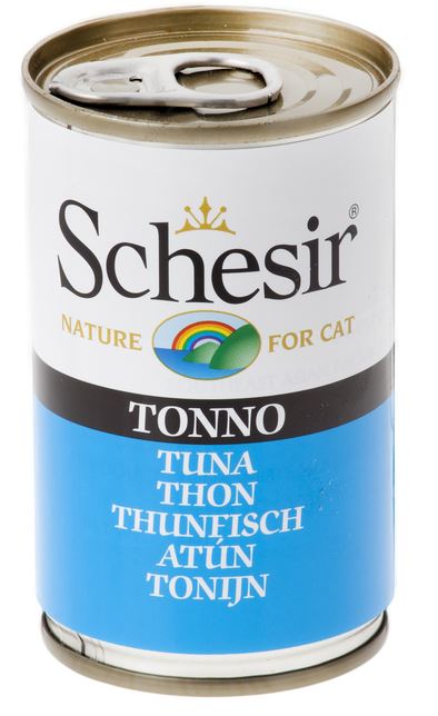 SCHESIR GATTO LATTINA IN JELLY ADULTO TONNETTO 140 GR