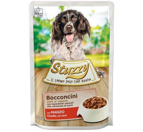 STUZZY CANE BOCCONCINI BUSTA ADULTO MANZO 100 GR