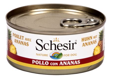 SCHESIR CANE LATTINA IN JELLY ADULTO POLLO & ANANAS 150 GR