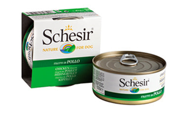 SCHESIR CANE LATTINA IN JELLY ADULTO FILETTI DI POLLO 150 GR