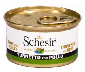 SCHESIR GATTO LATTINA IN JELLY ADULTO TONNETTO & POLLO 85 GR