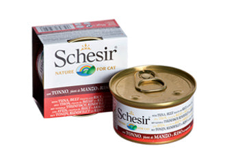 SCHESIR GATTO LATTINA IN BRODO DI COTTURA ADULTO TONNETTO & MANZO 85 GR