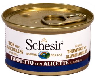 SCHESIR GATTO LATTINA IN BRODO DI COTTURA ADULTO TONNETTO & ALICETTE 85 GR