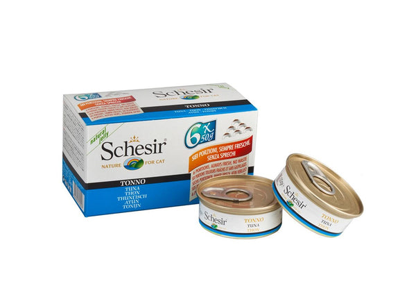 SCHESIR GATTO LATTINA IN JELLY MULTIPACK ADULTO TONNETTO CF. (6X50) GR