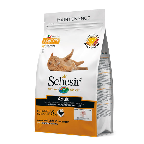 SCHESIR GATTO MAINTENANCE ADULTO POLLO 1,5 KG