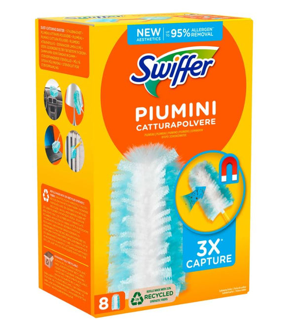 SWIFFER PIUMINI CATTURA POLVERE CF. (8 PEZZI)