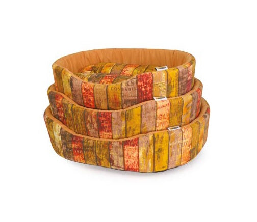 ALBA CUCCIA OVALE PLUS WOOD 80 CM OCRA