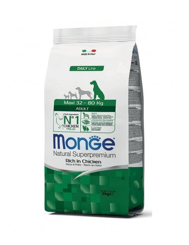 Monge Cane Natural Superpremium Adulto Maxi Pollo 3 kg