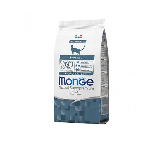 Monge Gatto Natural Superpremium Adulto Sterilizzato Trota 400 g