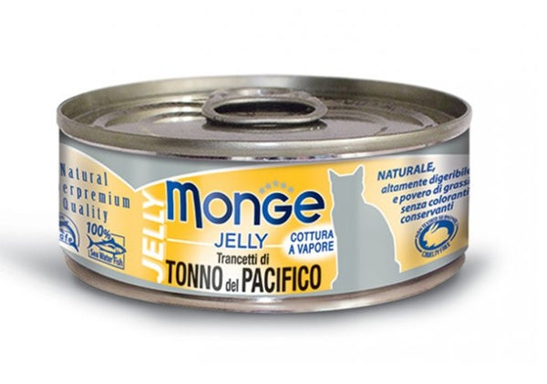 Monge Gatto Jelly Lattina Adulto Trancetti Di Tonno 80 g