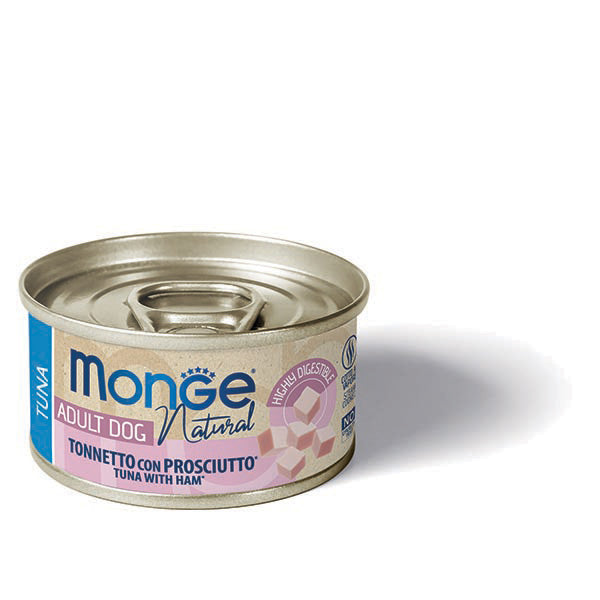 Monge Cane Natural Lattina Adulto Tonnetto & Prosciutto 95 g