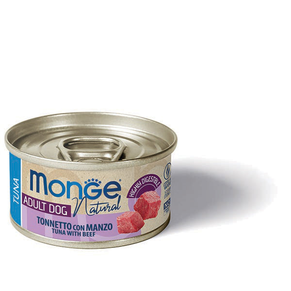 MONGE CANE NATURAL LATTINA ADULTO TONNETTO & MANZO 95 GR
