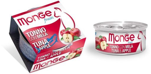 Monge Gatto Fruits Lattina Adulto Tonno & Mela 80 g