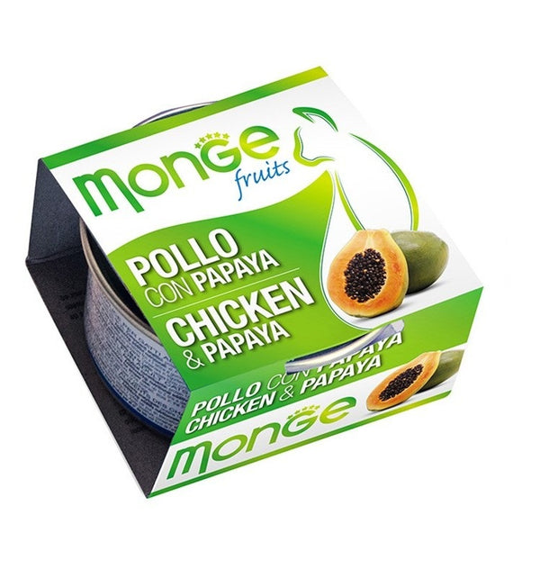 Monge Gatto Fruits Lattina Adulto Pollo & Papaya 80 g