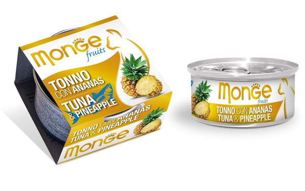 Monge Gatto Fruits Lattina Adulto Pollo & Ananas 80 g