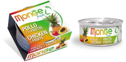 Monge Gatto Fruits Lattina Adulto Pollo & Frutta 80 g