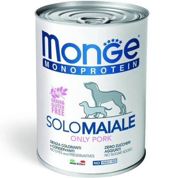 MONGE CANE MONOPROTEIN LATTINA ADULTO SOLO MAIALE 400 GR