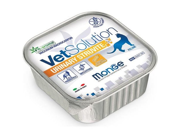 MONGE GATTO VET SOLUTION URINARY STRUVITE VASCHETTA 100 GR