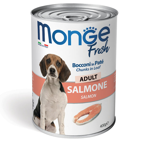 MONGE CANE FRESH LATTINA ADULTO SALMONE 400 GR