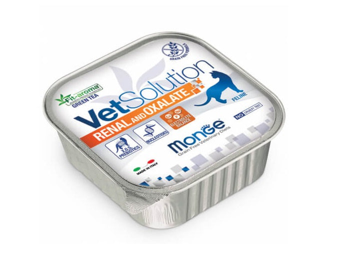 MONGE GATTO VET SOLUTION RENAL & OXALATE VASCHETTA 100 GR