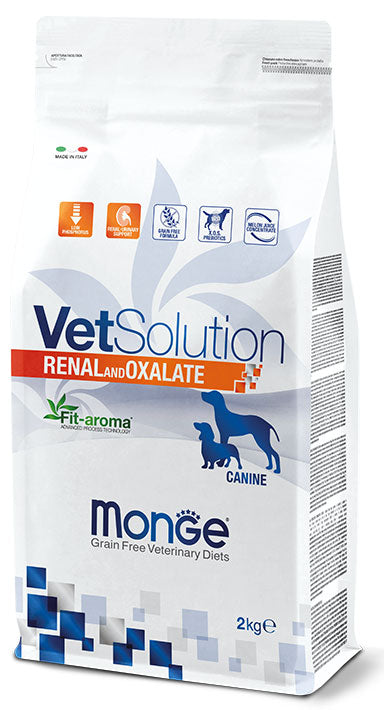 MONGE CANE VET SOLUTION RENAL & OXALATE 12 KG