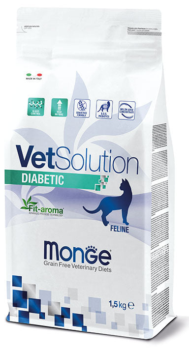 MONGE GATTO VET SOLUTION DIABETIC 1,5 KG