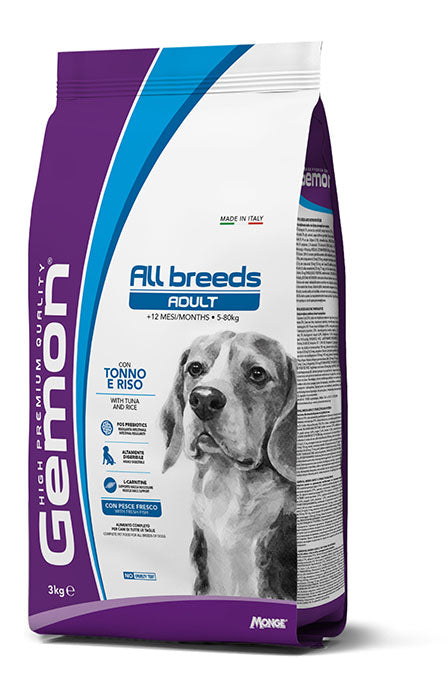 GEMON CANE ADULTO ALL BREEDS TONNO & RISO 15 KG
