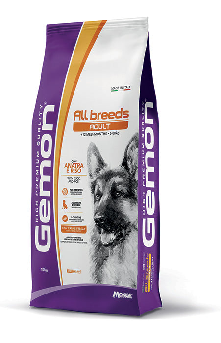 GEMON CANE ADULTO ALL BREEDS ANATRA & RISO 15 GR