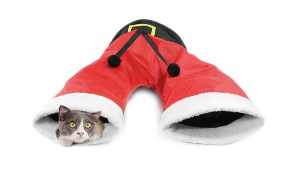 CAT&RINA TUNNEL GATTO BABBO NATALE alimento per cani e gatti | Pet Care Italia