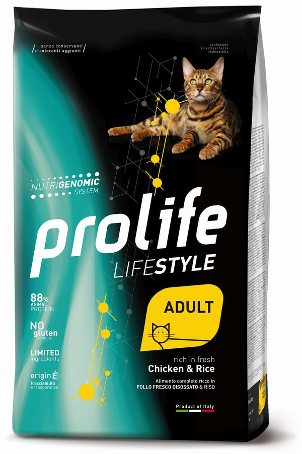 PROLIFE GATTO LIFESTYLE ADULTO POLLO & RISO 1,5 KG