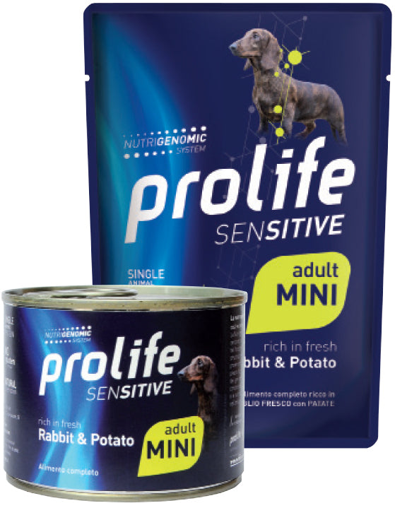 PROLIFE CANE SENSITIVE ADULTO MINI CONIGLIO & PATATE BUSTA 100 GR